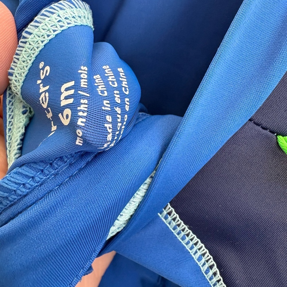 Carter's Blue Dinosaur Rashguard - Picture 4 of 4